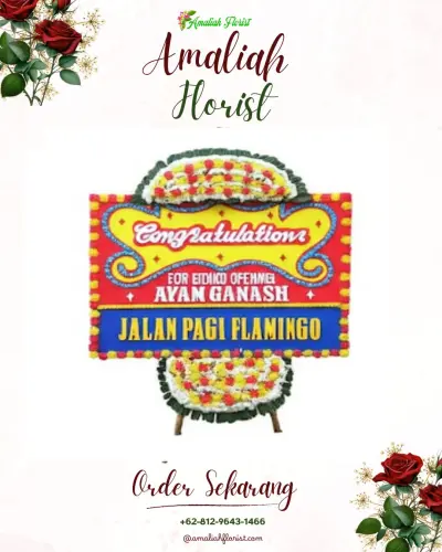 Bunga Papan Congratulation di Yudanagara